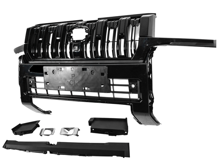 Передний бампер GBT VX Черный для Toyota Land Cruiser Prado 250 2023- гг - изображение 3