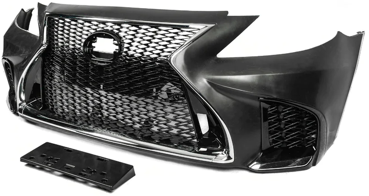 Передний бампер рестайлинг F-Sport для Lexus LS460 2007-2017 гг - изображение 5