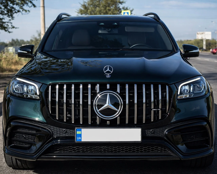Передняя решетка радиатора GT Panamericana для Mercedes GLS X167 2019- гг - изображение 2