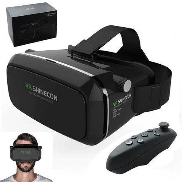 Очки виртуальной реальности VR Shinecon черные - изображение 8