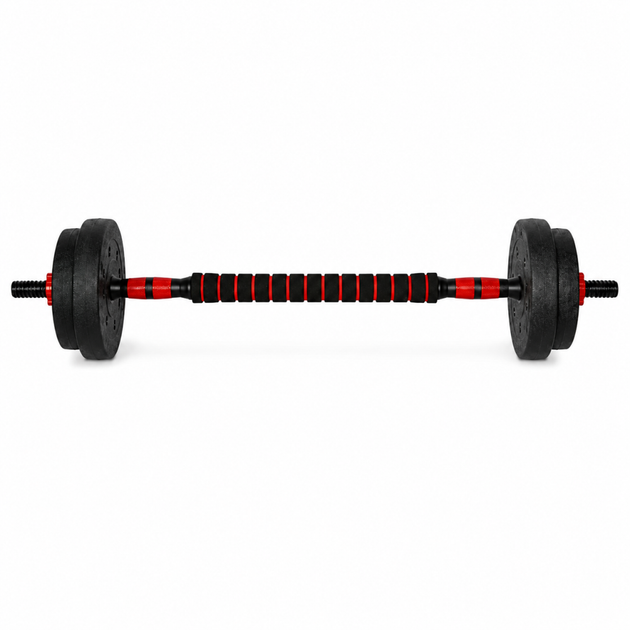 Гантели композитные со Штангой Champion X-venum 2шт 40см 7 кг Черно-Красный - Фото 3 Гантели композитные со Штангой Champion X-venum 2шт 40см 7 кг Черно-Красный - изображение 3