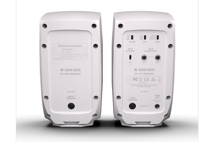 Студийный монитор ADAM AUDIO D3V White - изображение 2