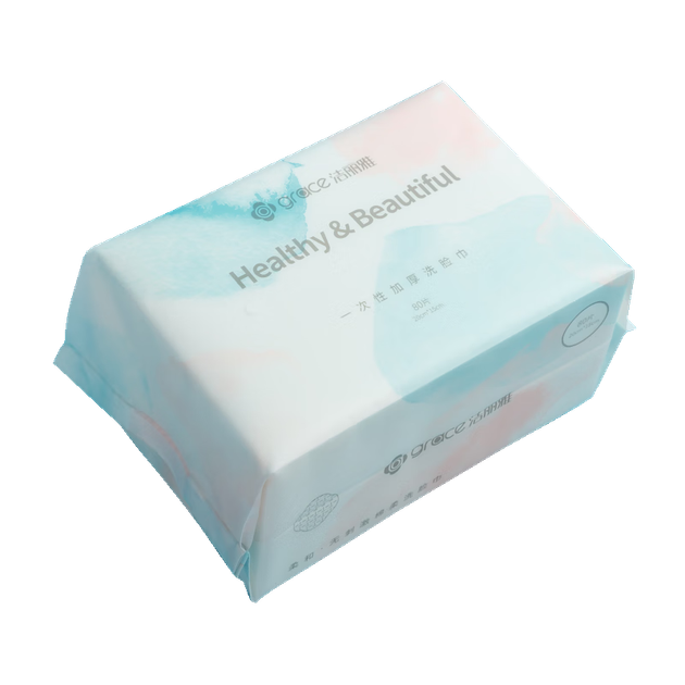 Серветки Grace Baby дитячі для обличчя одноразові, 20x15 см, 80 аркушів, 6 упаковок - зображення 4