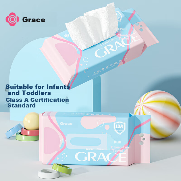 Серветки Grace 10A одноразові для обличчя антибактеріальні з мікрофібри, 20 шт, 6 упаковок - зображення 5