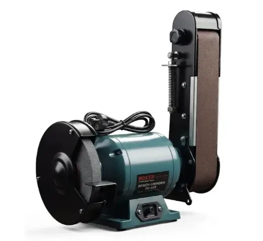 Заточний верстат Boxer BX402 1500 Вт 2980 об хв зі шліфувальним кругом 150 мм і стрічкою 50х686 мм для заточування та шліфування металу дерева пластику - зображення 11