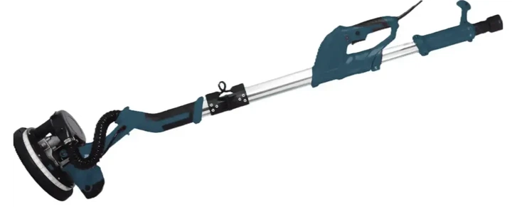 Шлифовальная машина для стен и потолка Boxer BX700 2200 Вт 225 мм 1700 об мин с LED подсветкой плавным пуском и подключением пылесоса для шлифования шпаклевки штукатурки и гипсокартона - изображение 5
