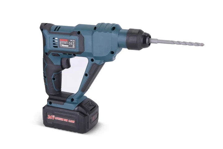 Аккумуляторный перфоратор Boxer SR 149 24 В 3 Ah SDS Plus с двумя аккумуляторами бесщеточным двигателем тремя режимами работы для сверления бетона металла и дерева - Фото 10 Аккумуляторный перфоратор Boxer SR 149 24 В 3 Ah SDS Plus с двумя аккумуляторами бесщеточным двигателем тремя режимами работы для сверления бетона металла и дерева - изображение 10