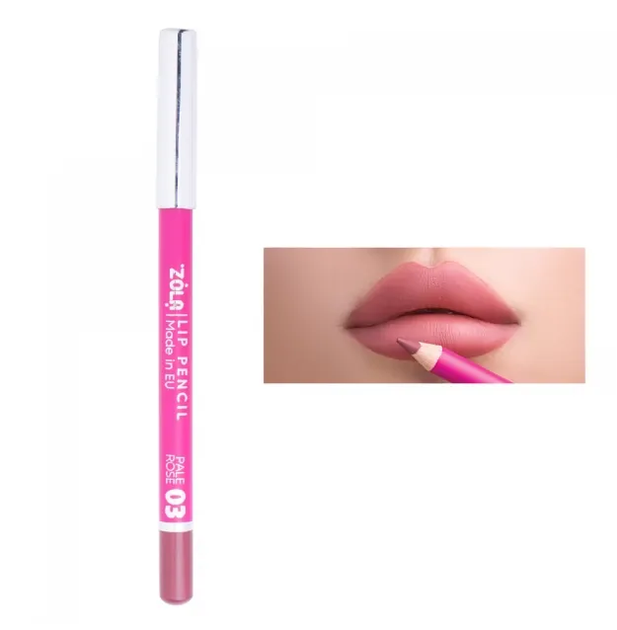 Матовый карандаш для губ Zola Lip Pencil Pale Rose - №3 - изображение 6