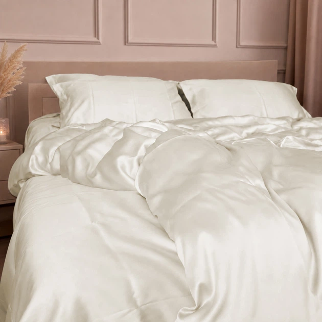Простынь Mirson Tencel №09 Milk 150х220 см (2200013881575) - Фото 3 Простынь Mirson Tencel №09 Milk 150х220 см (2200013881575) - изображение 3