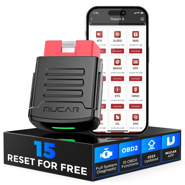 Универсальный автосканер Мультимарочный OBD2 Mucar BT200 Pro Профессиональный диагностический сканер автомобильный ОБД2, EOBD, ELM327 (19802) - изображение 2