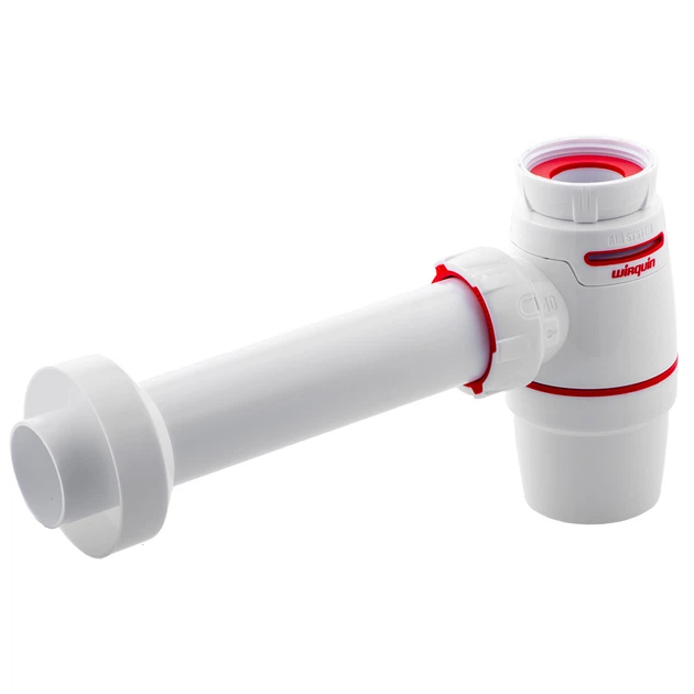 Сифон для раковины Neo Air 1¼"×Ø40мм с отводом WIRQUIN (9541356) - изображение 2