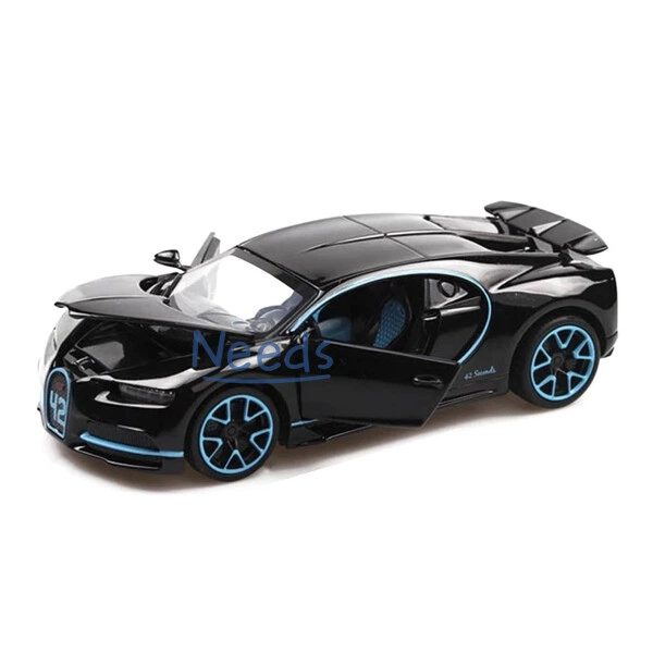Машинка Bugatti Chiron игрушка моделька металлическая коллекционная 14 см Черный (3865986) - Фото 3 Машинка Bugatti Chiron игрушка моделька металлическая коллекционная 14 см Черный (3865986) - изображение 3
