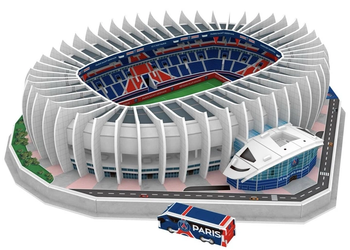 3D-пазл стадиона Banbo Toys PSG Parc Des Princes (16812) (8436573616072) - Фото 2 3D-пазл стадиона Banbo Toys PSG Parc Des Princes (16812) (8436573616072) - изображение 2