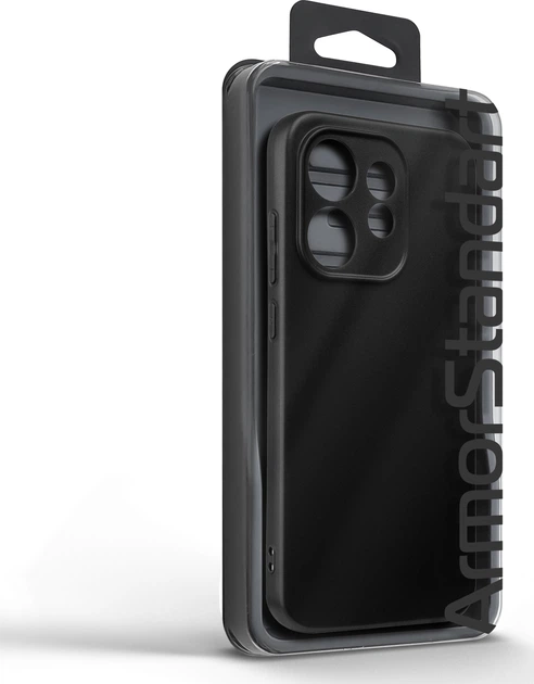 Чехол для смартфона ArmorStandart Matte Slim Fit для OPPO Reno16 5G Camera cover Black (ARM92261) - Фото 5 Чехол для смартфона ArmorStandart Matte Slim Fit для OPPO Reno16 5G Camera cover Black (ARM92261) - изображение 5
