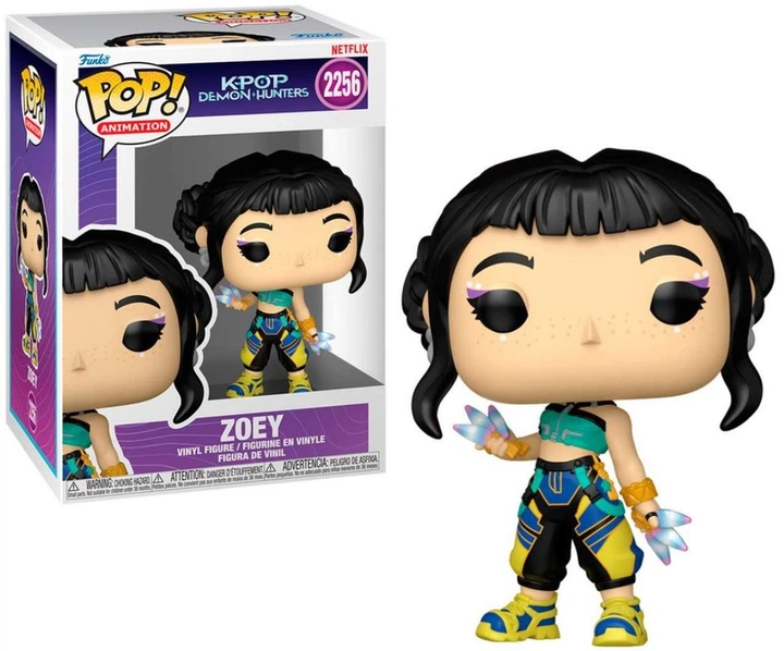 Фігурка Фанко Зої Мисливці на Демонів №2256 K-Pop Demon Hunters Zoey Funko 95267 - Фото 1 Фігурка Фанко Зої Мисливці на Демонів №2256 K-Pop Demon Hunters Zoey Funko 95267 - зображення 1