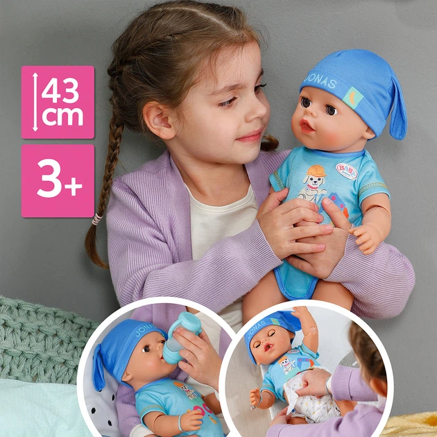 Кукла Baby Born Click and Play Джонас (840078) - Фото 8 Кукла Baby Born Click and Play Джонас (840078) - изображение 8