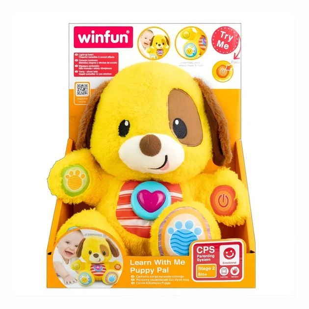 Развивающая мягкая игрушка WinFun Собачка (0669-NL) - Фото 2 Развивающая мягкая игрушка WinFun Собачка (0669-NL) - изображение 2