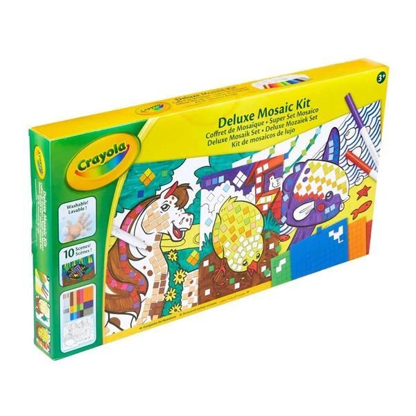 Набор для стикерной мозаики Crayola Kits Deluxe Красивые животные (256473.006) - Фото 4 Набор для стикерной мозаики Crayola Kits Deluxe Красивые животные (256473.006) - изображение 4