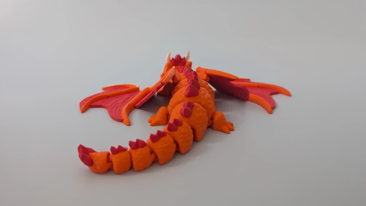 Огненный дракон 3D-печать арт. 3103 ТМ «Сделано школьниками» - изображение 2