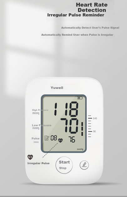 Тонометр Yuwell 660AR электронный домашний для пожилых - изображение 2