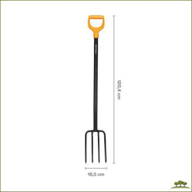 Садові вила Fiskars Solid для зручного догляду за садом - Фото 2 Садові вила Fiskars Solid для зручного догляду за садом - зображення 2