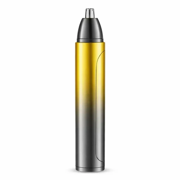 Триммер для носа и ушей, 5 Вт, от USB, KM-255, Желтый / Беспроводная машинка для стрижки / Триммер для бороды - Фото 6 Триммер для носа и ушей, 5 Вт, от USB, KM-255, Желтый / Беспроводная машинка для стрижки / Триммер для бороды - изображение 6