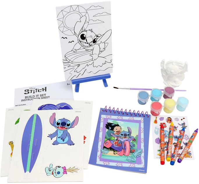 Zestaw kreatywny Just Play Disney Stitch 5 w 1 Creativity Tub (29116102095) - obraz 2