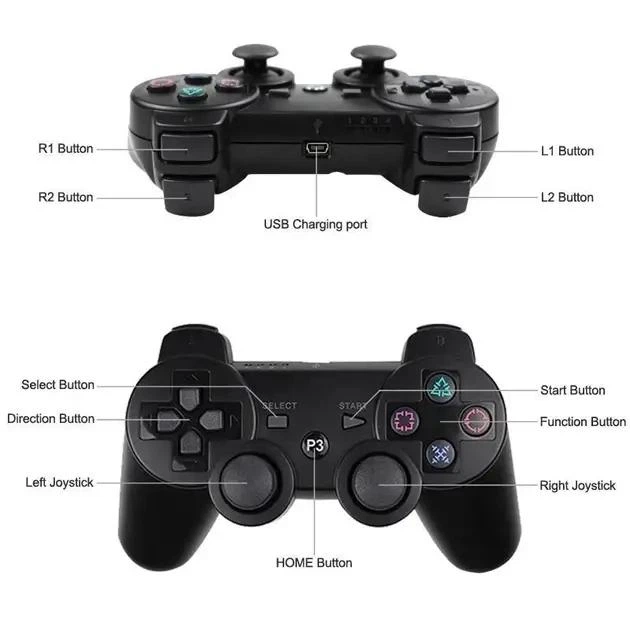 Беспроводной джойстик геймпад Doubleshock PS3 для Смарт-ТВ ПК - изображение 4