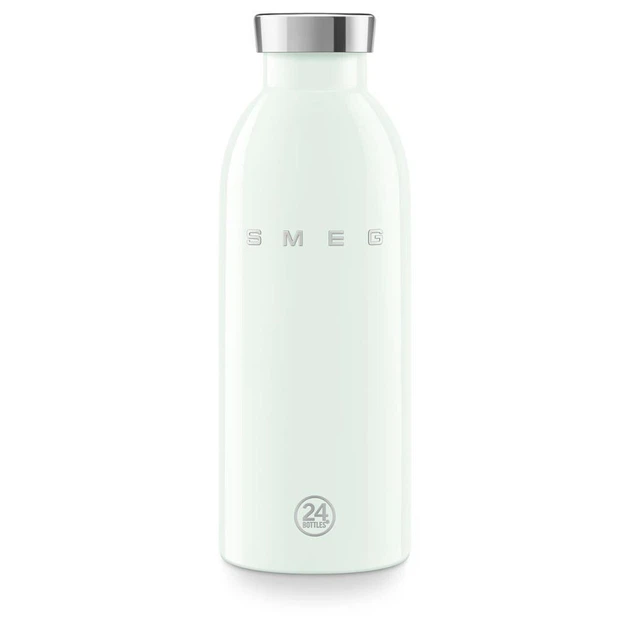 Термопляшка SMEG x 24Bottles з нержавіючої сталі, 500 мл, м'ятний - Фото 1 Термопляшка SMEG x 24Bottles з нержавіючої сталі, 500 мл, м'ятний - зображення 1