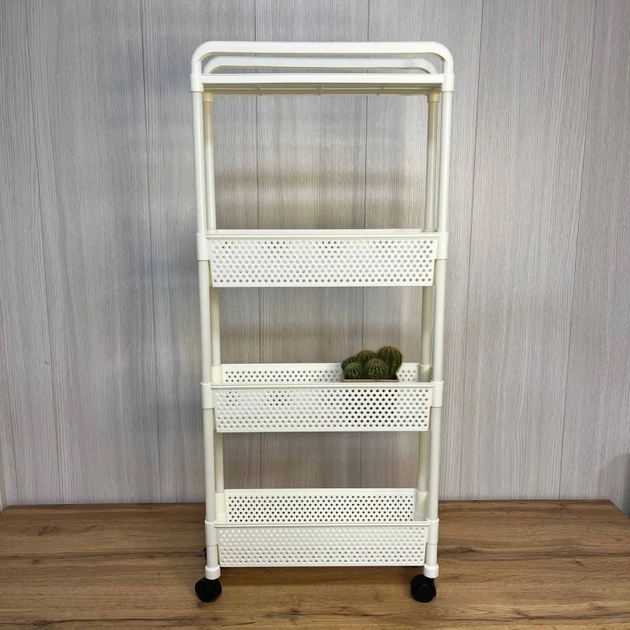 Стелаж-тележка на колесах для кухни 90×40×15 см - Фото 2 Стелаж-тележка на колесах для кухни 90×40×15 см - изображение 2