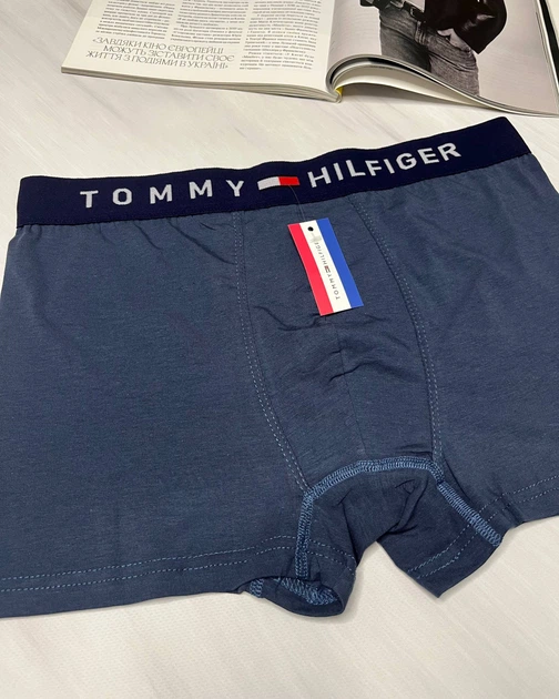 Чоловічі труси Tommy Hilfiger боксери 3XL 52 розмір Графіт - изображение 3