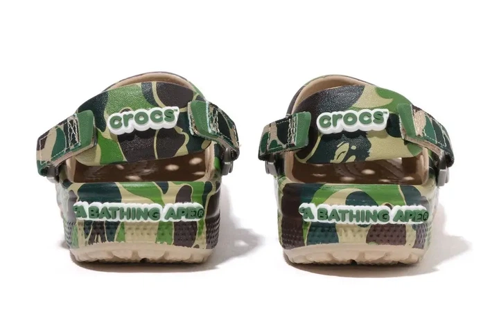 Кроксы BAPE, BAPE® X-CROCS - CLOG, унисекс (45) зеленые. - Фото 5 Кроксы BAPE, BAPE® X-CROCS - CLOG, унисекс (45) зеленые. - изображение 5