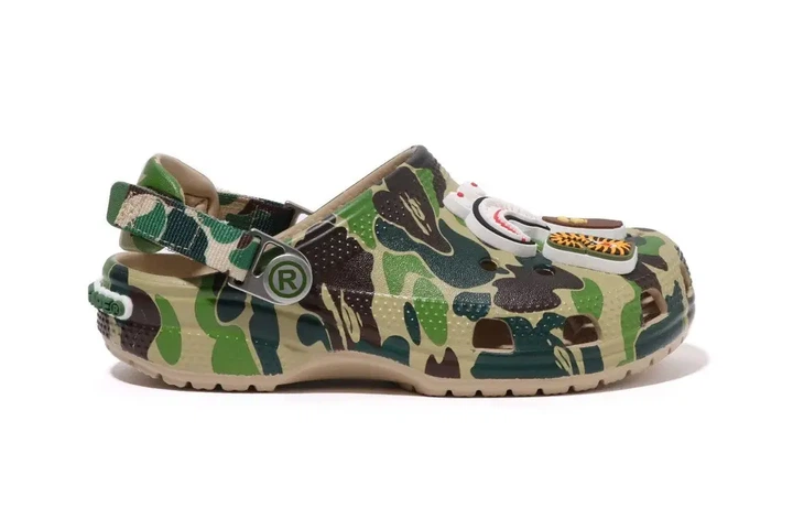 Кроксы BAPE, BAPE® X-CROCS - CLOG, унисекс (45) зеленые. - Фото 4 Кроксы BAPE, BAPE® X-CROCS - CLOG, унисекс (45) зеленые. - изображение 4