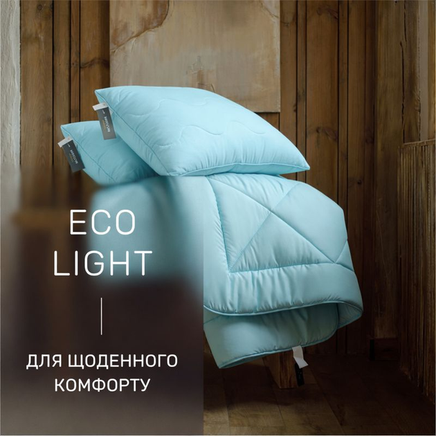 Набір антиалергенний 3M ТМ THINSULATE ТМ Супер Теплий Eco Light Blue №1667 (ковдра + подушки 50*70 середні) 200*220+2*50*70 - зображення 2