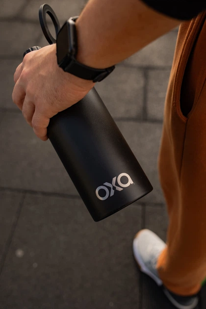 Термопляшка ОХА + MagSafe, Чорна 940 мл - зображення 2