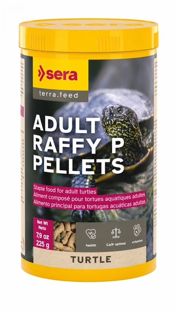 Корм для плотоядных водяных черепах Sera Turtle Adult Raffy P Pellets 1000 мл (220 г) 18708 - Фото 1 Корм для плотоядных водяных черепах Sera Turtle Adult Raffy P Pellets 1000 мл (220 г) 18708 - изображение 1
