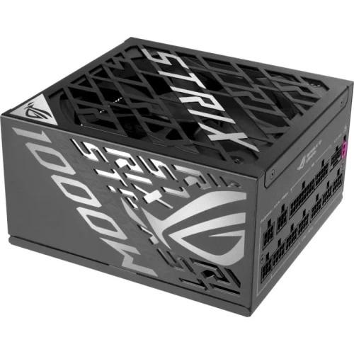 Блок живлення 1000 Вт, Asus ROG Strix Platinum, Black, модульный, 80+ Platinum, 135 мм, 3xMolex / 6xSATA / 4x6+2-pin / 1x16-pin / 2x4+4-pin / 1x20+4-pin, захист OPP/OVP/UVP/SCP/OCP/OTP, ATX 3.1, GaN Mosfet, 0dB Technology, GPU-FIRST - зображення 2