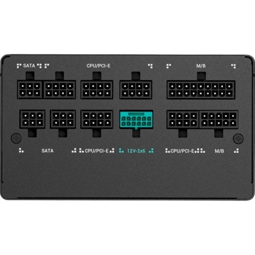 Блок живлення 850 Вт, Deepcool Gamerstorm PN850M, Black, модульний, 80+ Gold, Active PFC, 12 см FDB, 2xMolex / 8xSATA / 1x16-pin / 3x6+2-pin / 2x4+4-pin / 20+4-pin, захист OPP/OVP/SCP/OTP/OCP/UVP/SIP/NLO, ATX12V V3.1 (R-PN850M-FC0B-JGEU) - зображення 4
