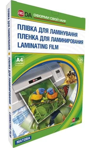 Плівка для ламінування, А4, 125 мкм, матова, 100 од, D&A Art Antistatic (1120102120900) - Фото 1 Плівка для ламінування, А4, 125 мкм, матова, 100 од, D&A Art Antistatic (1120102120900) - зображення 1