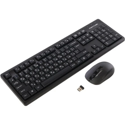 Комплект бездротовий A4Tech FG1200 'Fstyler', Black, USB 2.4GHz - изображение 2