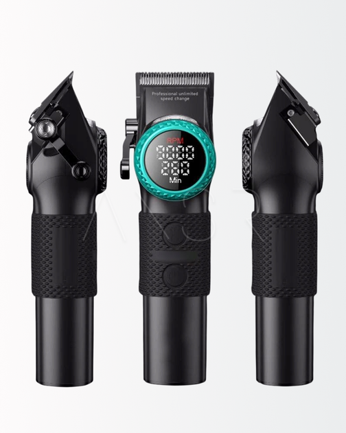 Професійна машинка для стрижки волосся VGR V-001 Black (9000 об/хв) з потужною батареєю 4600 mAh та 10 насадками - Фото 1 Професійна машинка для стрижки волосся VGR V-001 Black (9000 об/хв) з потужною батареєю 4600 mAh та 10 насадками - зображення 1