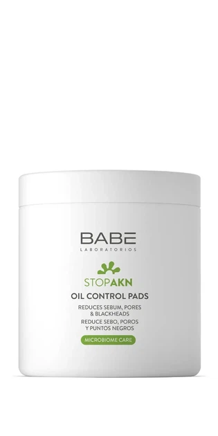 Тонізувальні диски-пади Babe Laboratorios (Бабе Лабораторіос) Stop Akn Oil Control Pads для контролю жирності та звуження пор, 60 шт - Фото 1 Тонізувальні диски-пади Babe Laboratorios (Бабе Лабораторіос) Stop Akn Oil Control Pads для контролю жирності та звуження пор, 60 шт - изображение 1