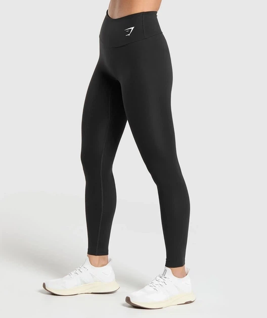 Легінси Gymshark Black Size M B1A1T - Фото 3 Легінси Gymshark Black Size M B1A1T - изображение 3