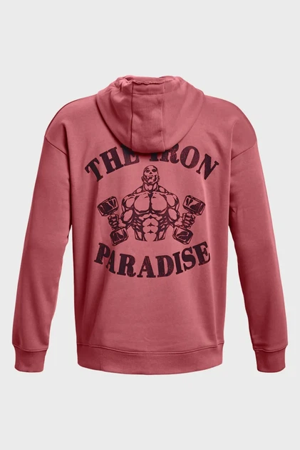 Чоловіче червоне худі UA Pjt Rck HG Hwt Terry Hdy Under Armour XL 1373562-600 - Фото 6 Чоловіче червоне худі UA Pjt Rck HG Hwt Terry Hdy Under Armour XL 1373562-600 - изображение 6