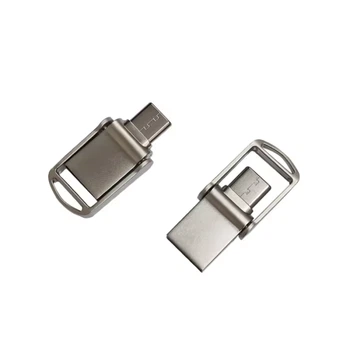 USB Flash Aspor AR104TC 64GB- срібло 3.0 Type C - Фото 2 USB Flash Aspor AR104TC 64GB- срібло 3.0 Type C - изображение 2