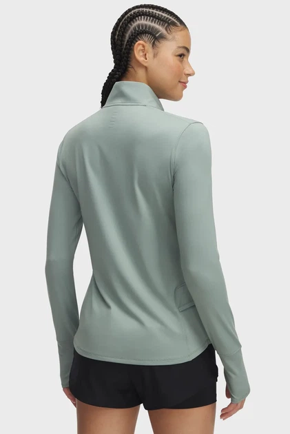 Жіночий мʼятний лонгслів UA Launch Pro Half Zip Under Armour XS 1379349-348 - зображення 3