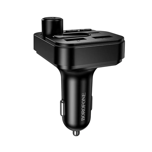 FM модulator MP3 с зарядным устройством 3.0A PD20W для автомобиля Borofone BC61 - зображення 6
