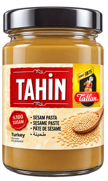 Тахіна Tatlan 300 г (8695014010040) - Фото 1 Тахіна Tatlan 300 г (8695014010040) - зображення 1