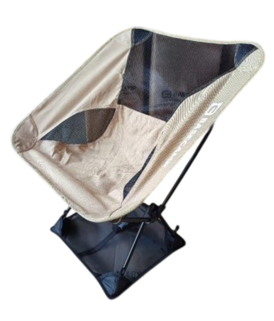 Крісло кемпінгове BaseCamp Compact M Khaki/Black пісочне/чорне - Фото 1 Крісло кемпінгове BaseCamp Compact M Khaki/Black пісочне/чорне - изображение 1