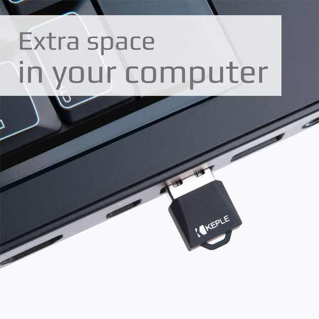 Карта пам'яті Keple microSD 128 ГБ Class 10 UHS-I U1, 30 МБ/с, SD-адаптер + USB-кардрідер - зображення 5